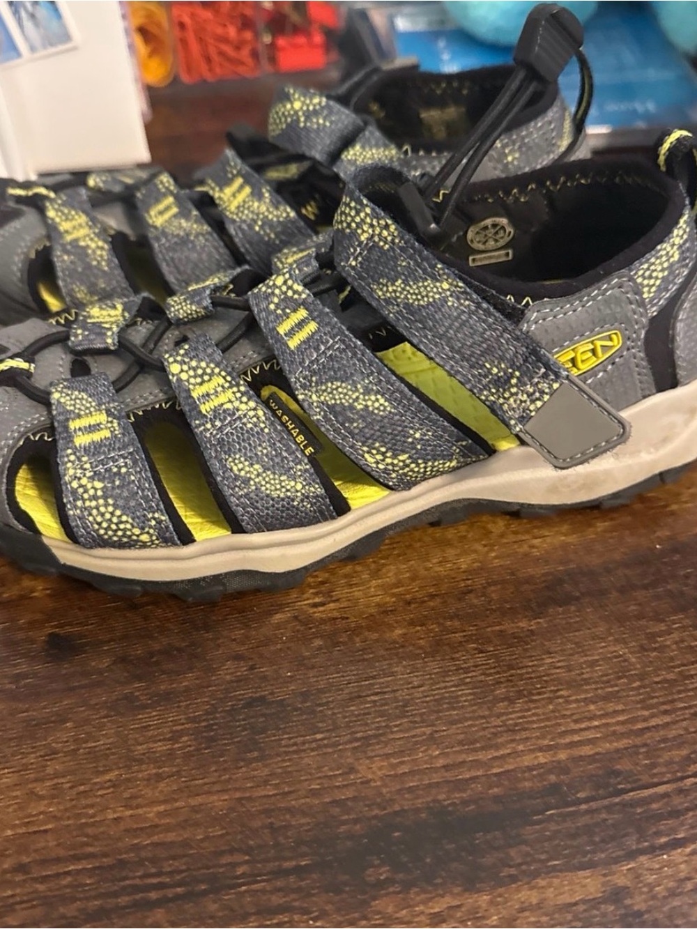 Keen Kids Gray & Yellow Sport Sandals